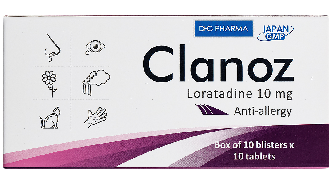 Clanoz 10mg trị các triệu chứng viêm mũi dị ứng, mày đay - 8